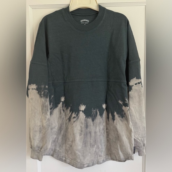Animaniacs Spirit Jersey Unisex Size Small  Black & Gray Tie-Dye Long Sleeve - Picture 6 of 6